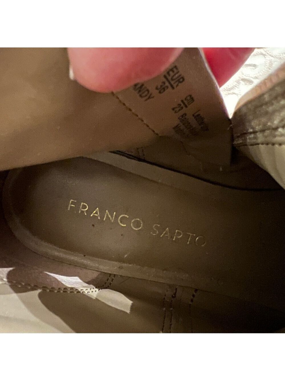 Franco Sarto Tan Ankle Booties - Picture 6 of 7